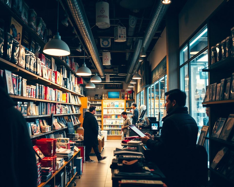 Small business owner managing inventory and cash flow